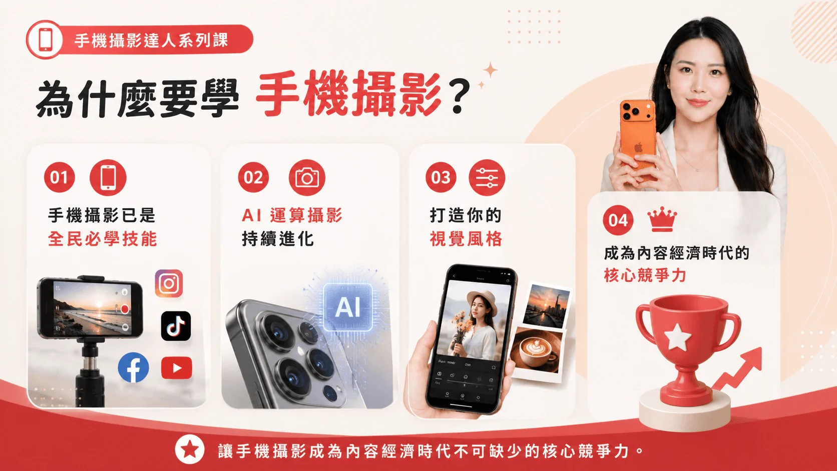 為什麼要學手機攝影